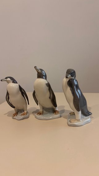 Figuras de pingüinos Lladró