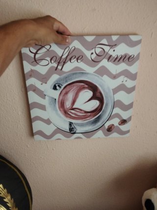 Cuadro Decorativo Coffee Time