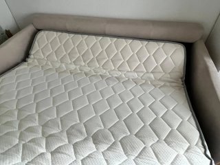 Sofá Cama Beige 2 Plazas