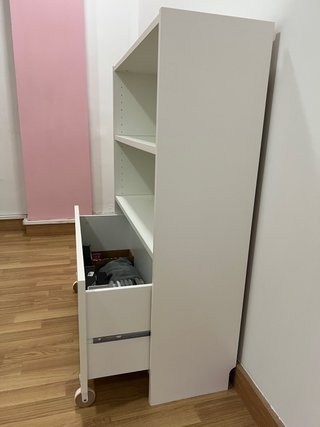 Estantería Librería Blanca con cajon