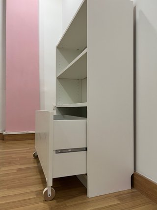 Estantería Librería Blanca con cajon