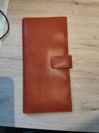 Cartera billetera marrón