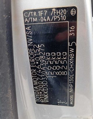Cinturón toyota yaris (xp21) hybrid active 450872