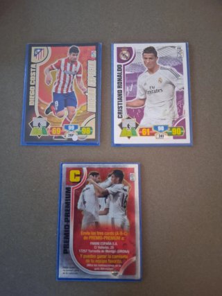 Adrenalyn 13/14 Diego Costa Cristiano Ronaldo