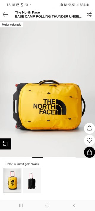 JUEGO MALETAS The North Face Base Camp Rolling Th