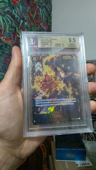 Carta One Piece Sabo Treasure Cup Beckett 9.5