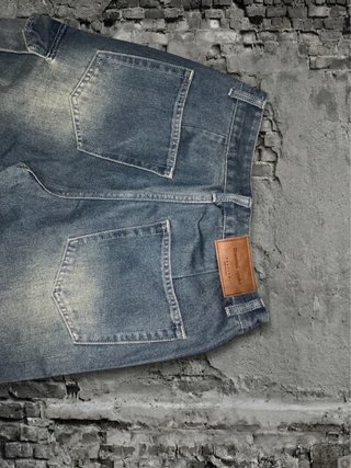 Jeans Cargo Denim Y2K Dettagli Stella