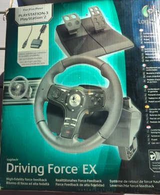 Volante Logitech Driving Force EX PS2/PS3