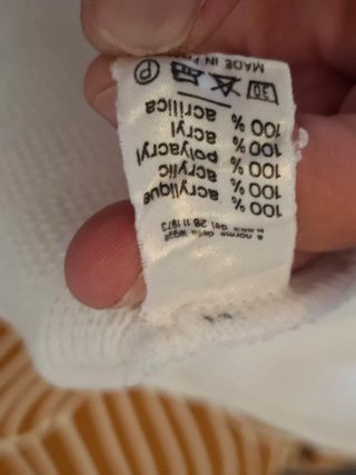 Gilet Lacoste Vintage Bianco Taglia M
