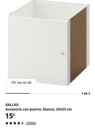 Kallax 4 puertas blancas
