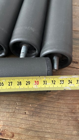 Set de 6 Patas para Somier con Rosca