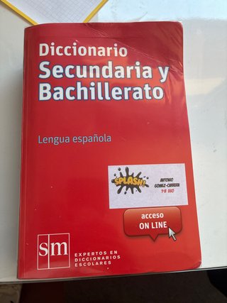 Diccionario Secundaria y Bachillerato lengua es...