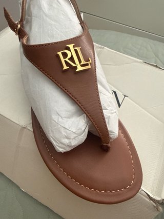 Sandalias Ralph Lauren Marrones Talla 36