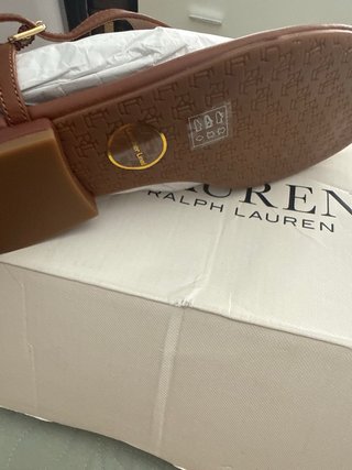 Sandalias Ralph Lauren Marrones Talla 36