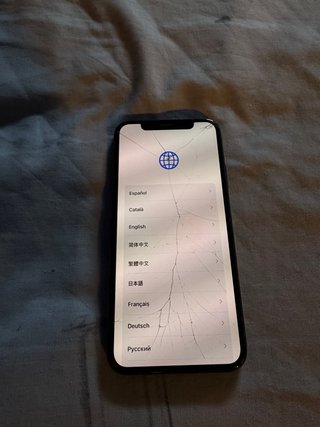 iPhone XS 64GB -Funciona todo (Pantalla agrietada)