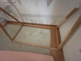 Cama tipi infantil Childhome madera + colchón