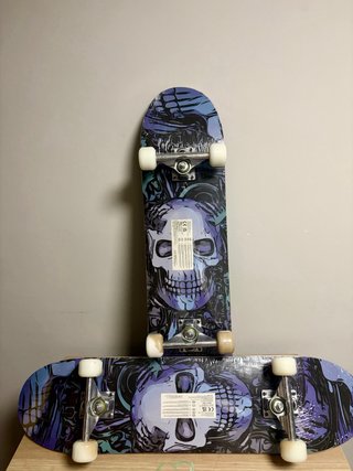 2 Skateboards con Diseño de Calavera