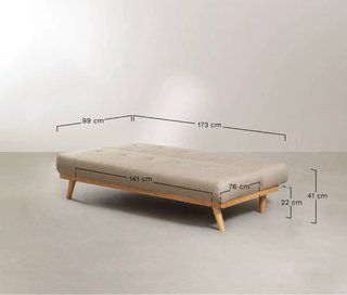 Sofá cama Sklum verde