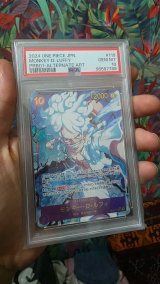 Carta One Piece Monkey D. Luffy PSA 10