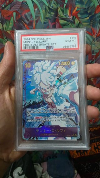 Carta One Piece Monkey D. Luffy PSA 10