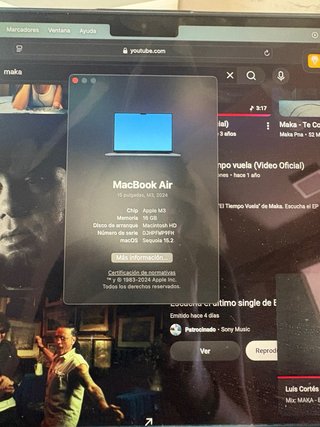 MacBook Air 15” M3 Gris Espacial