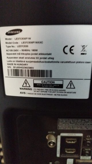 Televisor Samsung LE37C650F1W LCD
