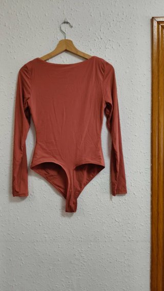 Body tanga de manga larga, talla L/XL