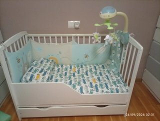 Cama Cuna con Colchón