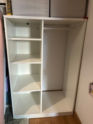 Armario Abierto IKEA SYVDE Blanco