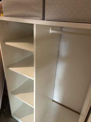 Armario Abierto IKEA SYVDE Blanco