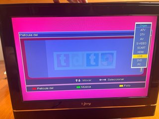Televisor i-Joy con DVD 20.88’ Negro
