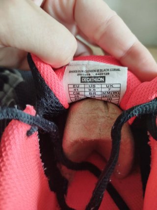ZAPATILLAS 41 Kalenji Mujer Negro y Rosa