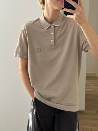 Tommy Hilfiger Beige Polo Shirt