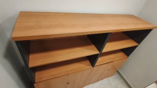 Estantería oficina y mueble bajo
