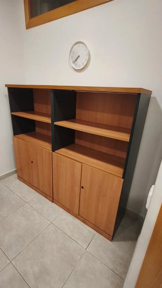 Estantería oficina y mueble bajo