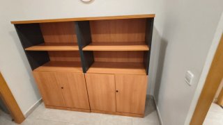 Estantería oficina y mueble bajo