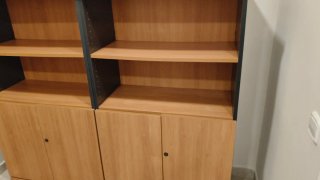 Estantería oficina y mueble bajo