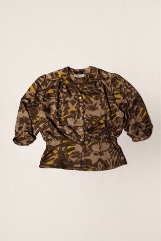 Blusa G.F. Ferré estampada | Talla 50, Italia