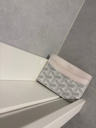 Tarjetero Goyard Blanco