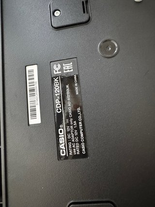 Piano Digital Casio CDP-120BK