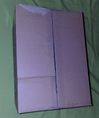 Cazadora acolchada efecto piel negra XS