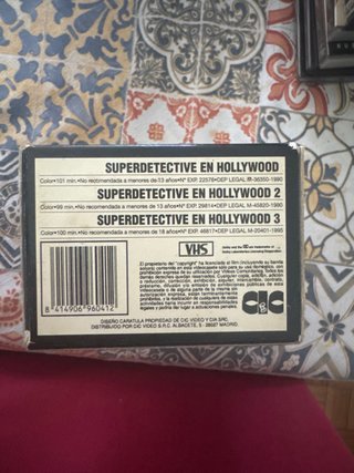 Trilogía Superdetective VHS Coleccionista