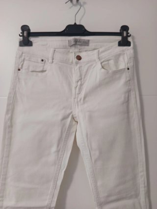 Pantalones Zara Blancos Talla 36