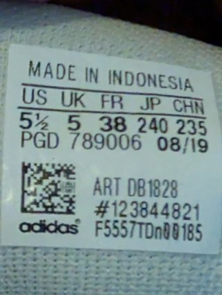 Zapatillas Adidas Gris y Blanco