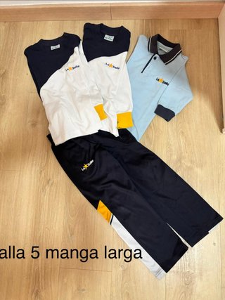Uniforme La Salle talla 5 manga larga