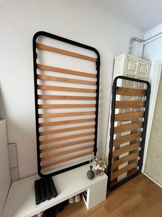 Cama individual con somier