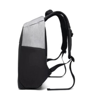 Mochila Antirrobo Negra y Gris