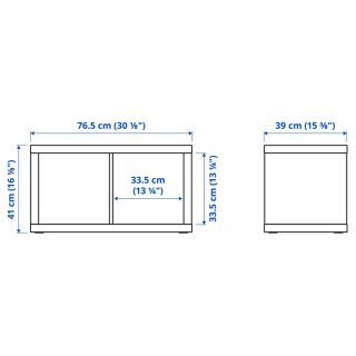 Estantería Kallax Ikea 41x77cm Blanca