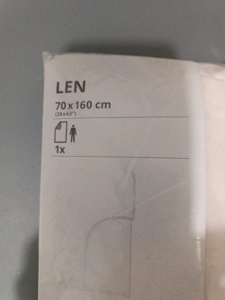 Sábana bajera IKEA LEN 70x160 cm