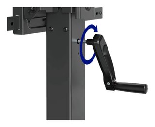 Soporte TV Ewent Ajustable con Ruedas